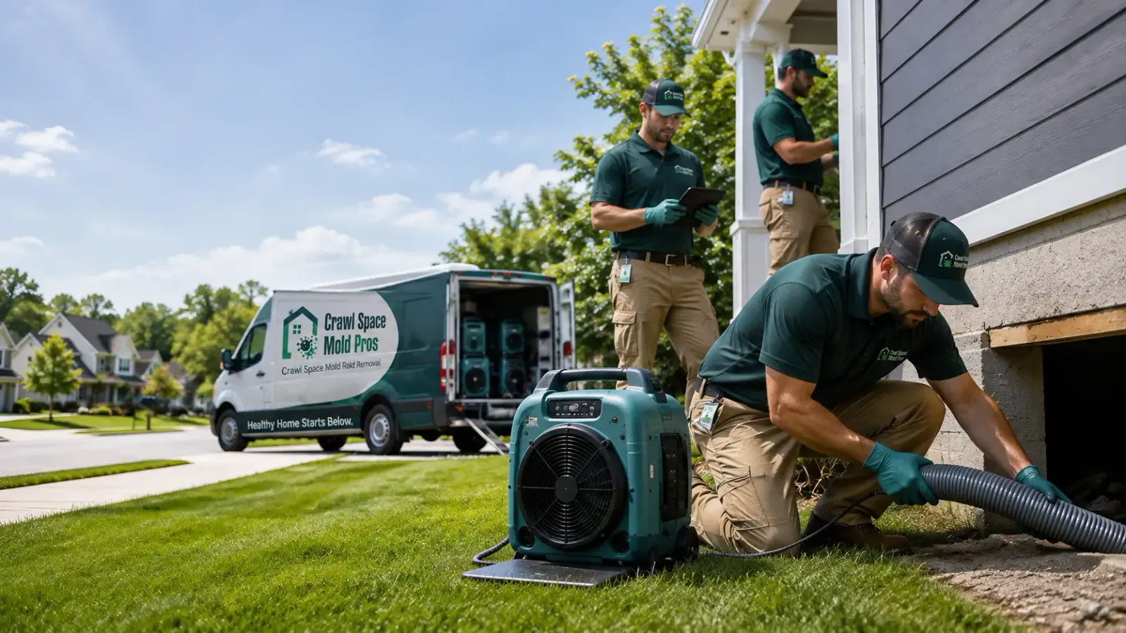 Crawl Space Mold Removal in Newton, WV